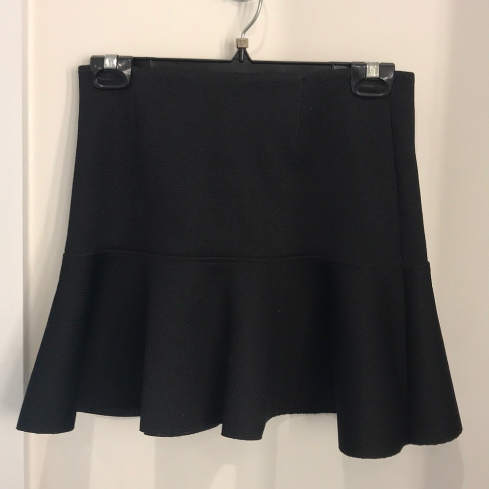 H&M’s black mini skirt